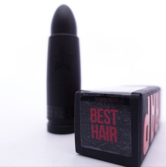 Jeffree Star Velvet Trap Lipstick Best Hair Hot Red Orange New - Picture 4 of 9